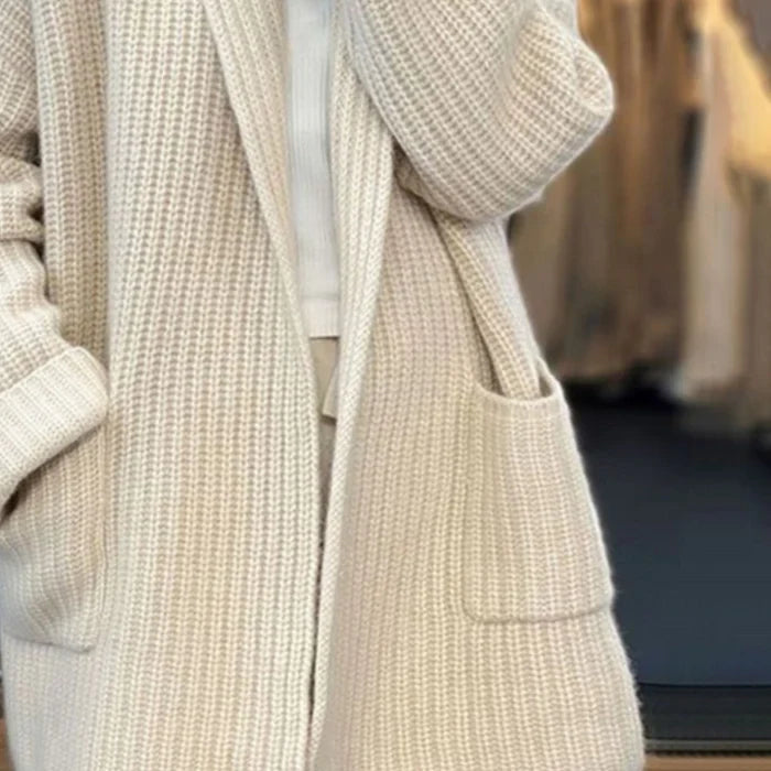 Knitted Sweater with Pockets