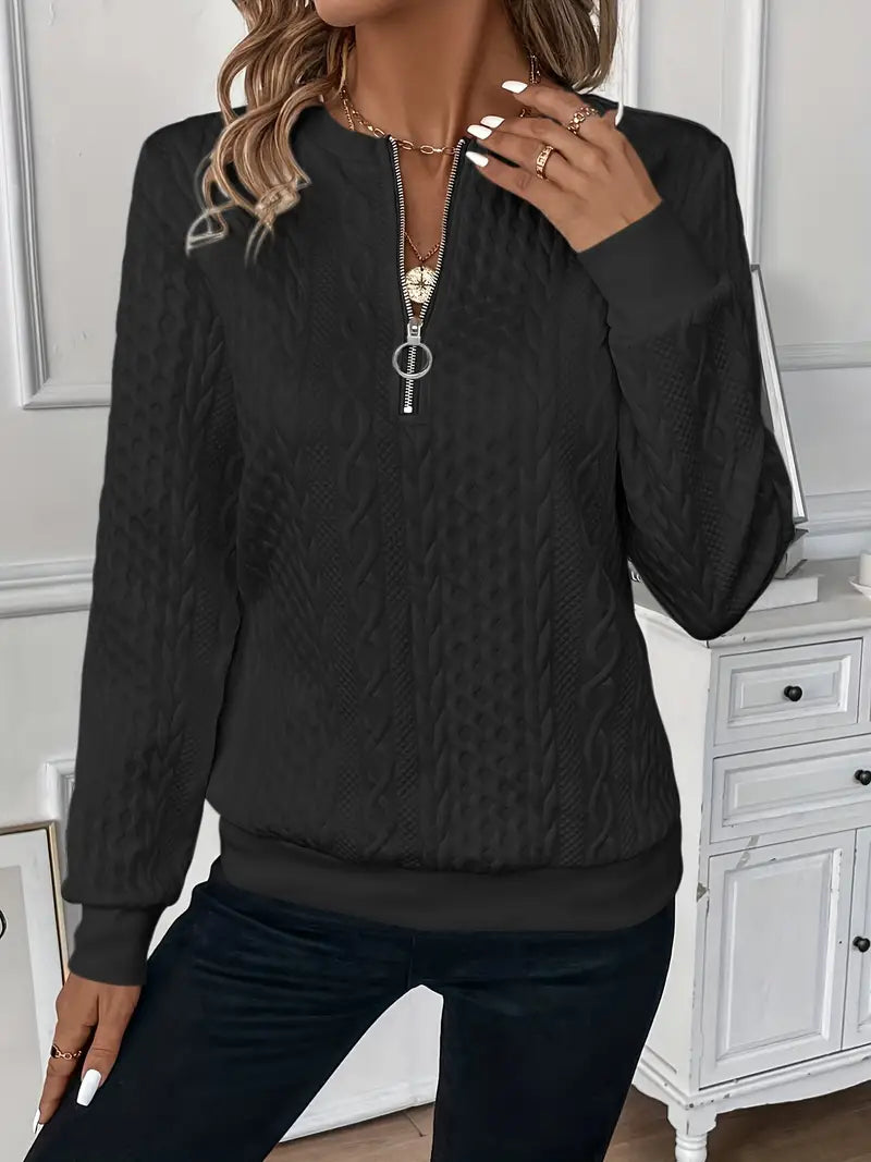 Alina | Sweater with Zipper