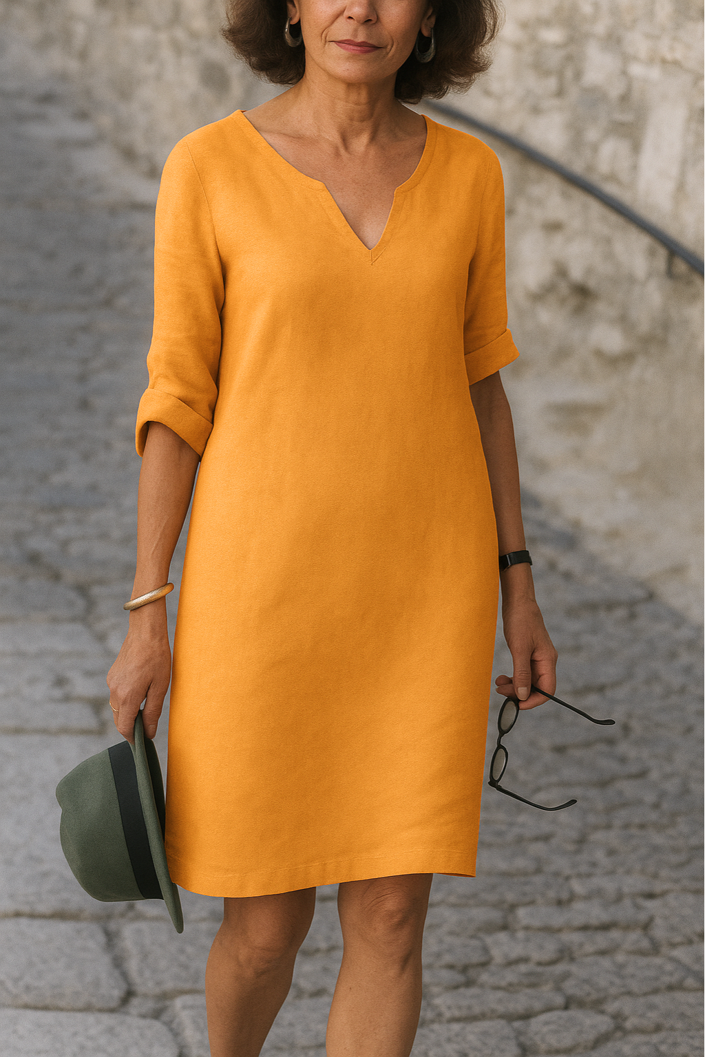 Luxe Regina™ | Elegant V-Neck Dress