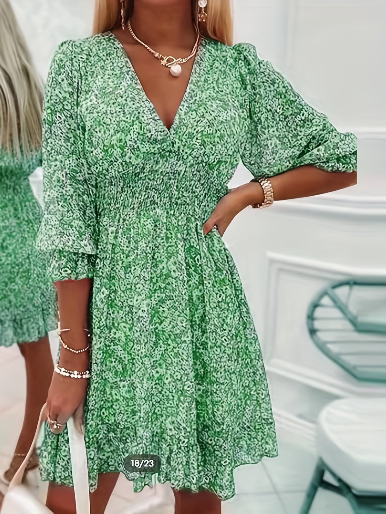 Dress with Elastic Waist
