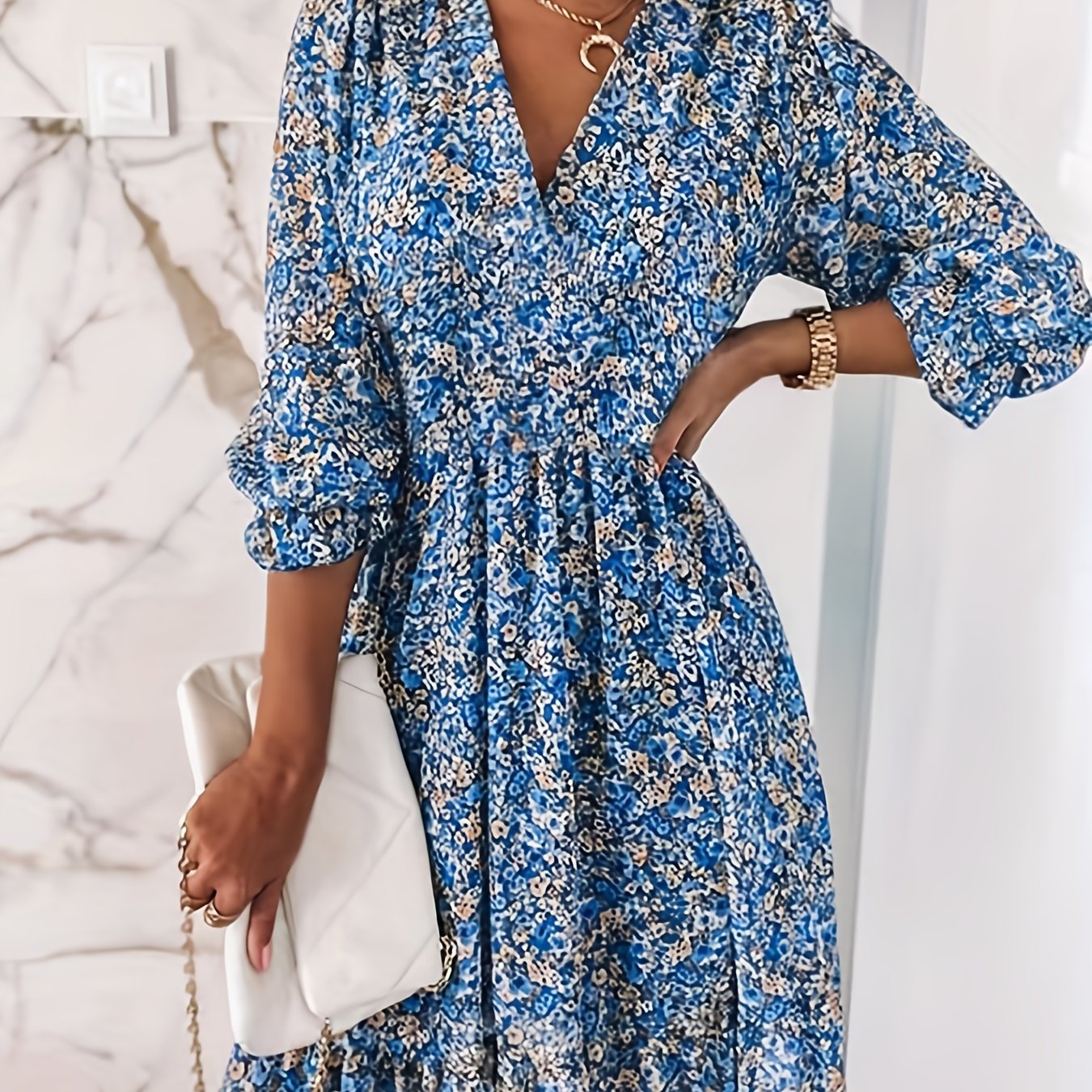 Dress with Elastic Waist