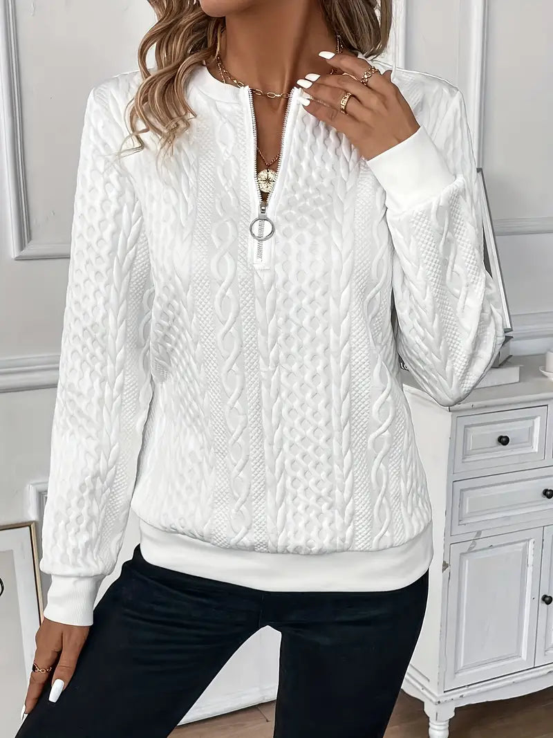 Alina | Sweater with Zipper