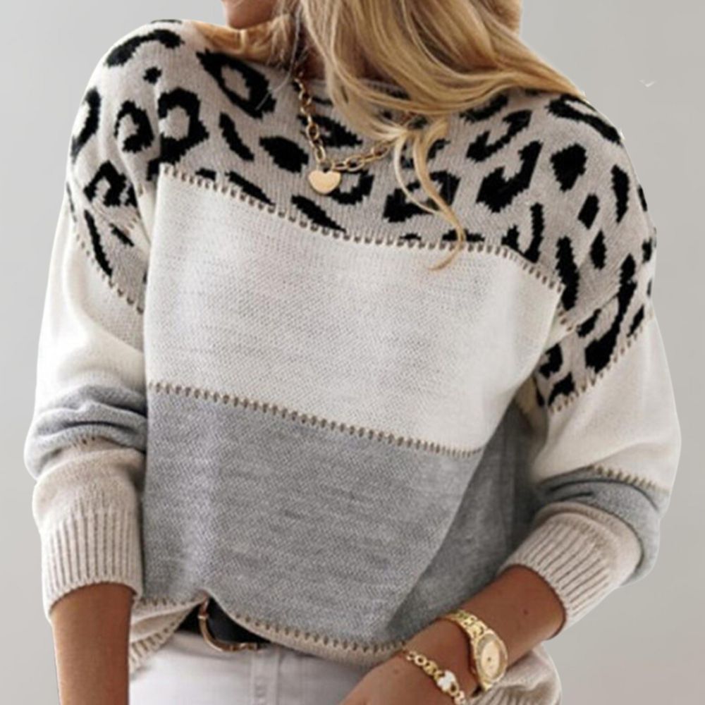 Kate | Leopard Print Casual Sweater