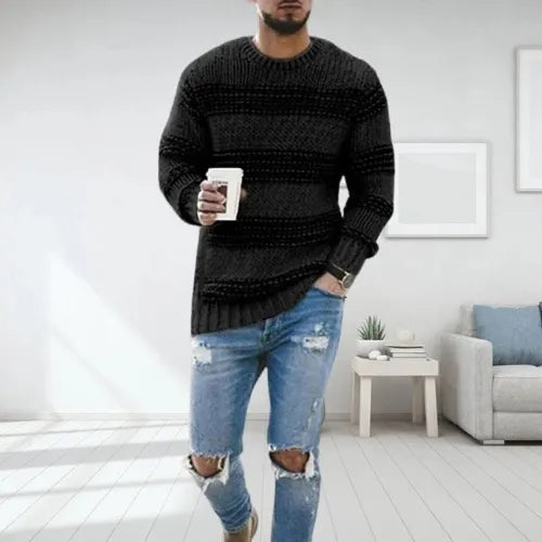 Darren | Chunky Striped Pullover