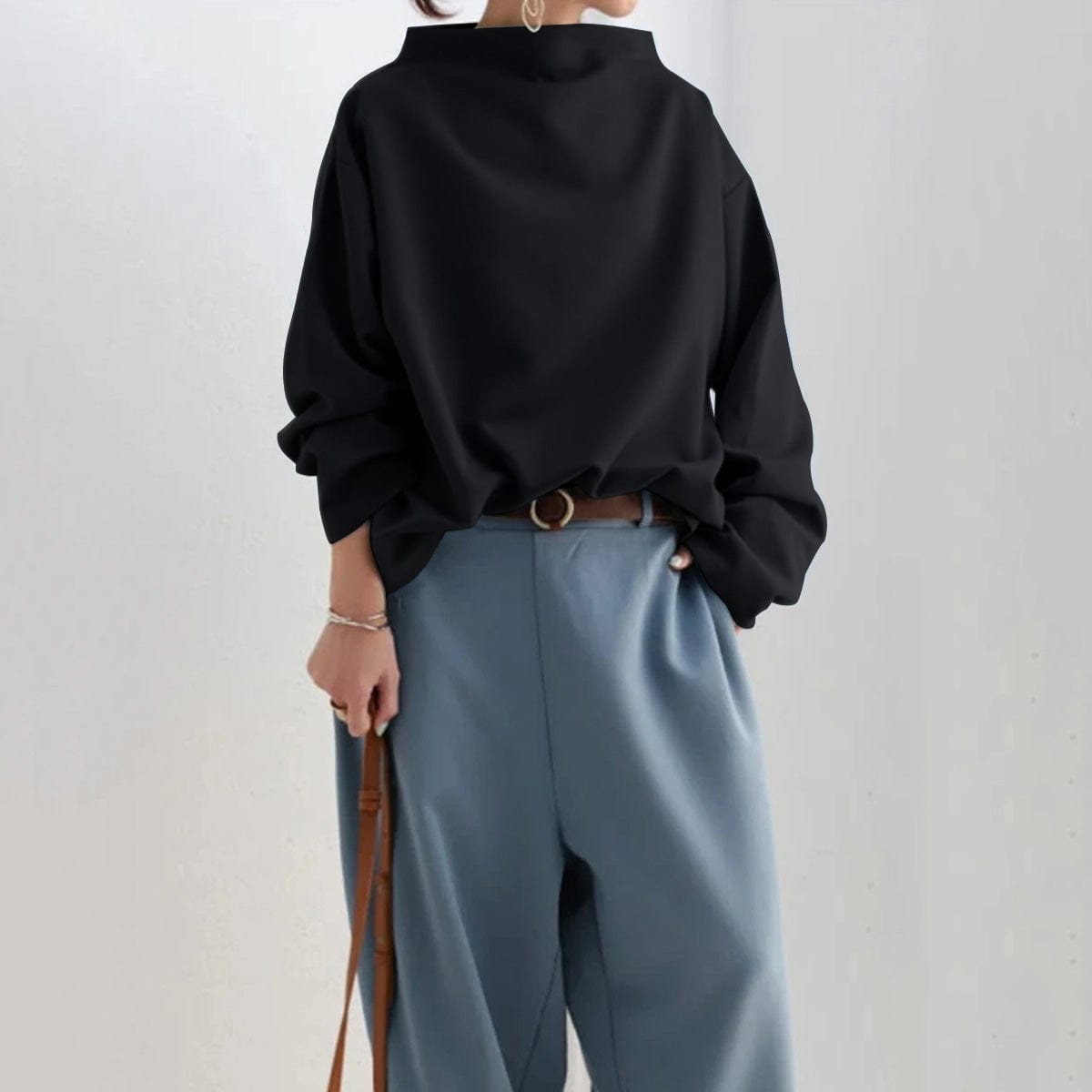 Luxe Regina™ | Chic High-Neck Pullover