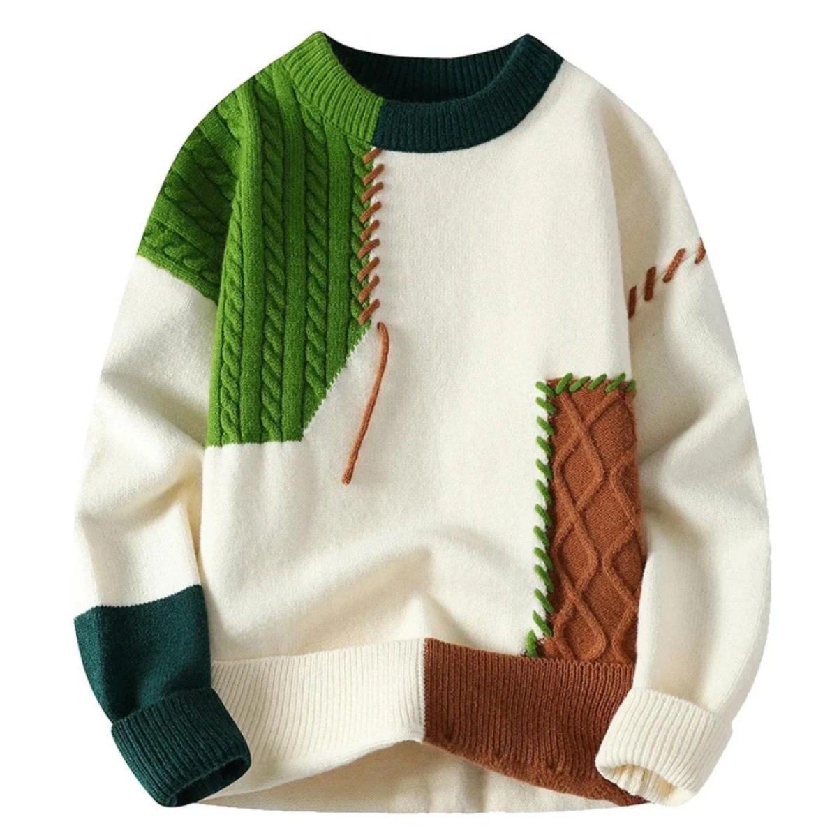 Steven | Patchwork Sweater