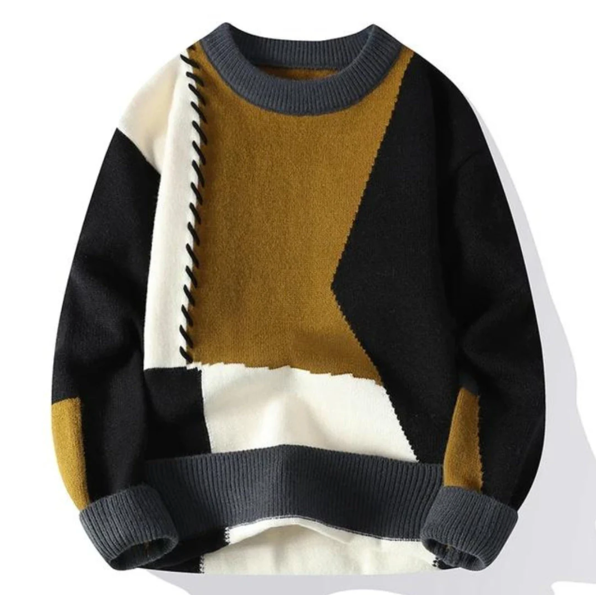 Steven | Patchwork Sweater