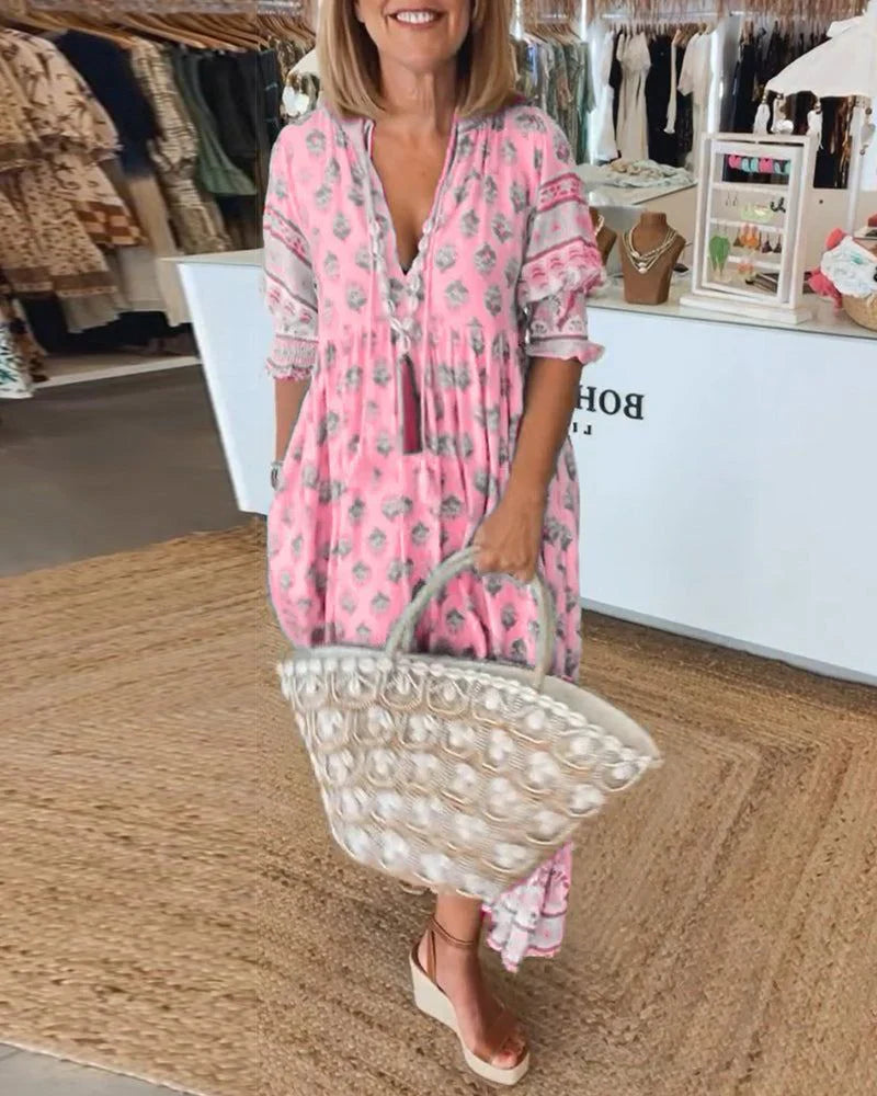 Printed Casual Dress