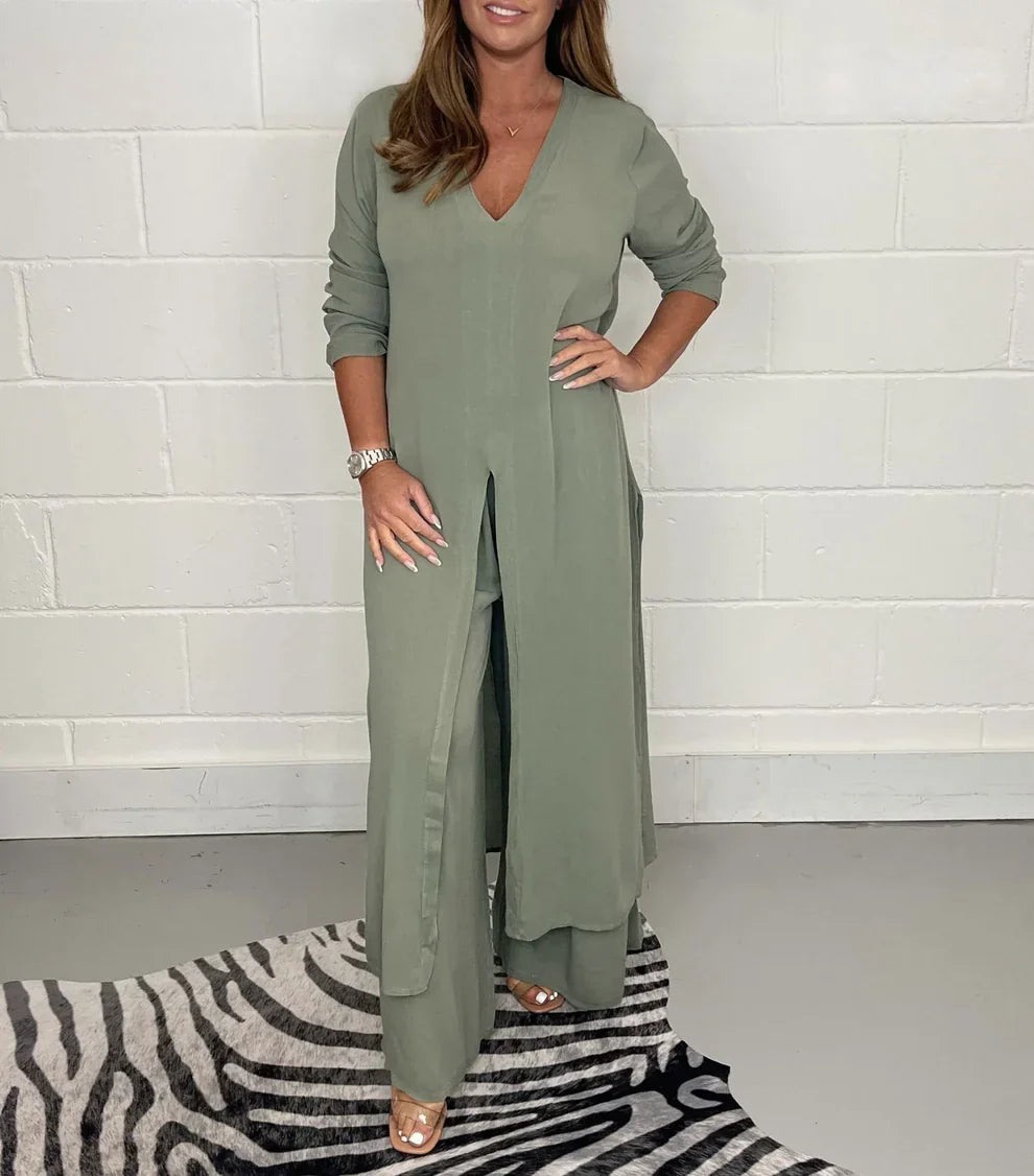 Two-Piece Ensemble for a Breezy Spring