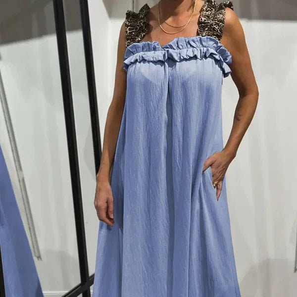 Casual long dress with pockets
