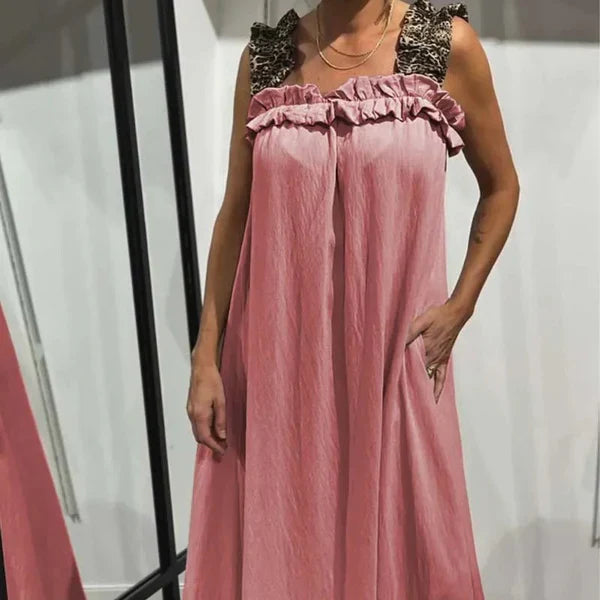 Casual long dress with pockets