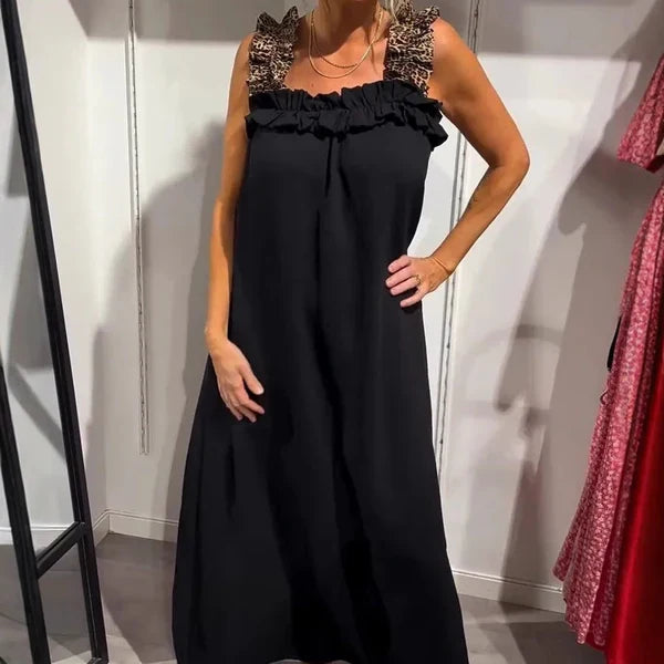 Casual long dress with pockets