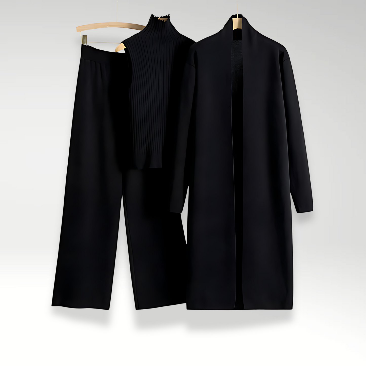 Luxury Three-Piece Knit Set