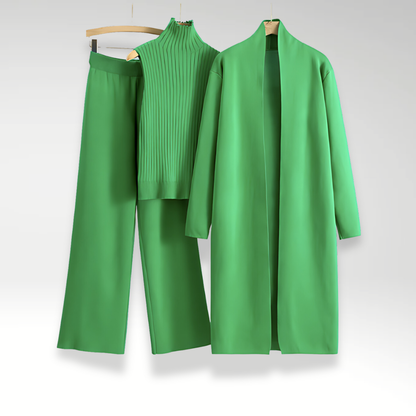 Luxury Three-Piece Knit Set