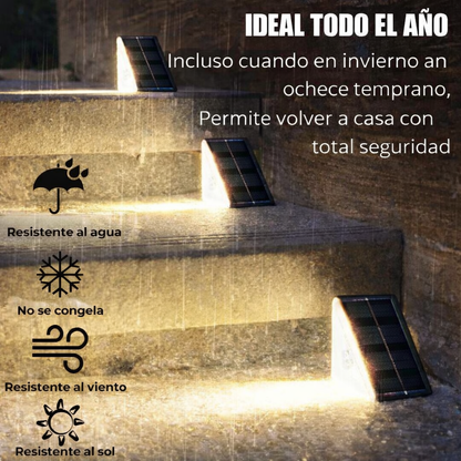 Luces LED Solares | Iluminación Automática Sin Cables