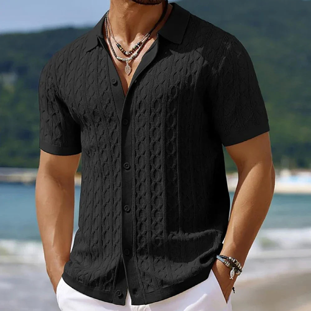 Button-Up Poloshirt