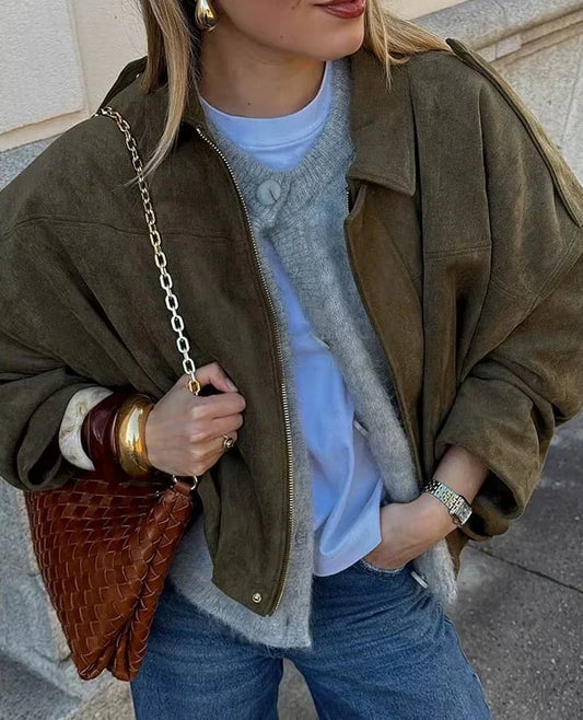 Luxe Regina™ – The Iconic Bomber Jacket