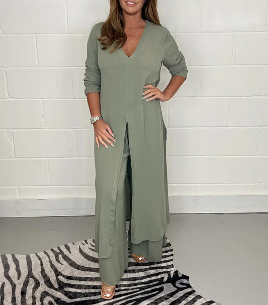Two-Piece Ensemble for a Breezy Spring